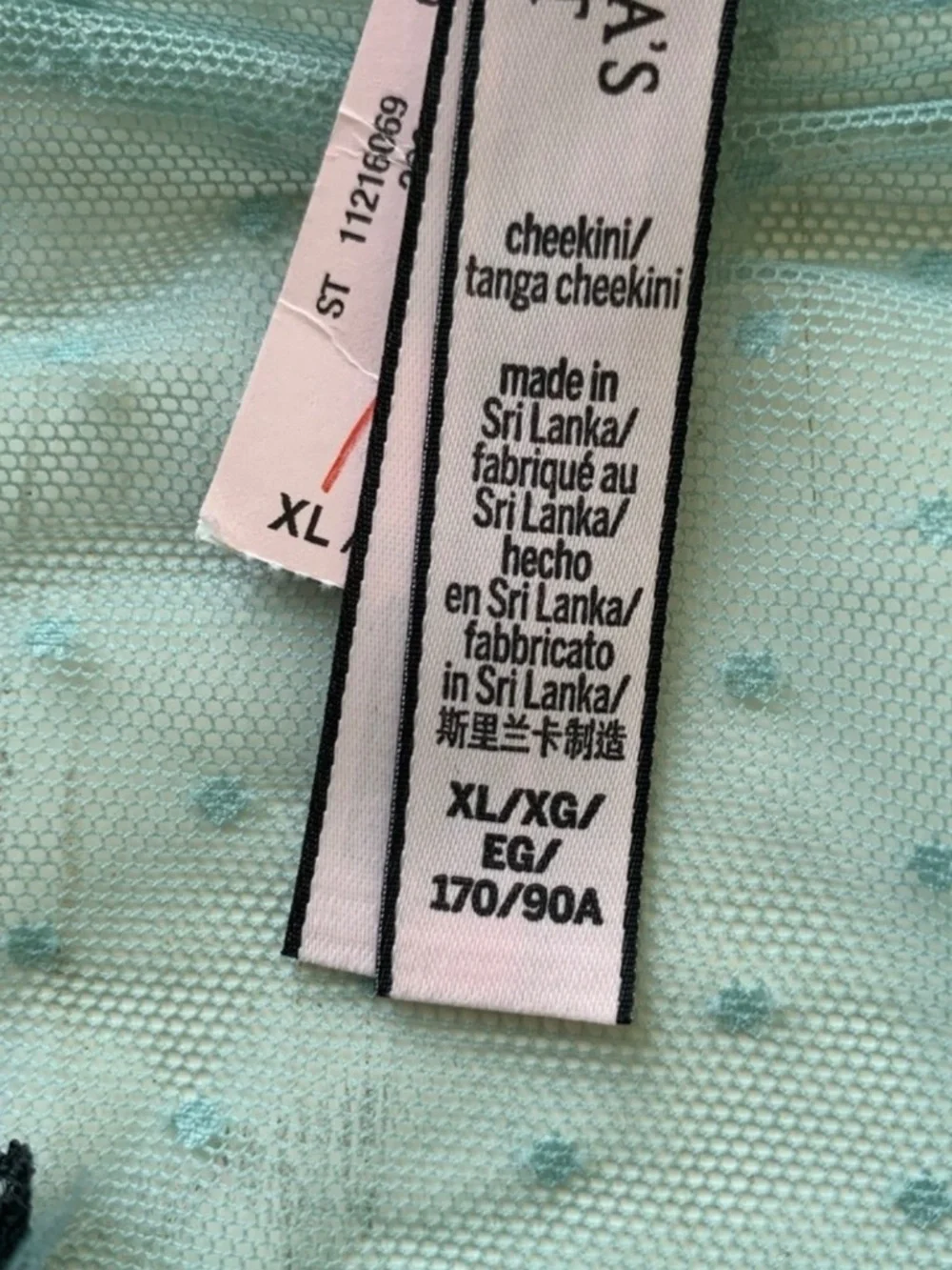 Victoria’s Secret Cheekini Panties XL New